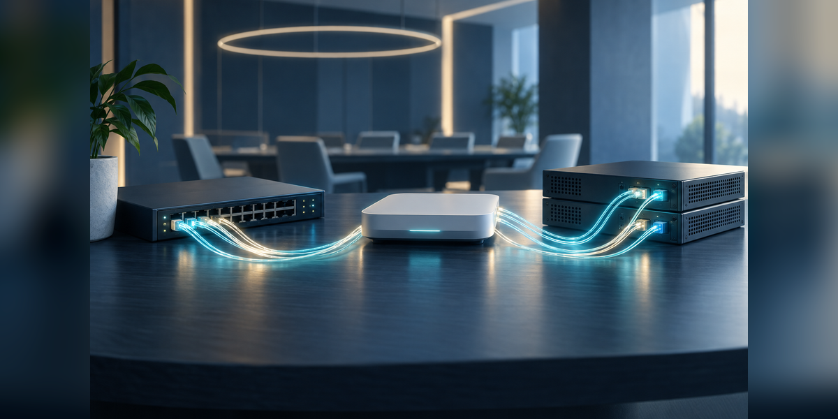 Conceptual optical fiber connections for OFC 2027 event planning