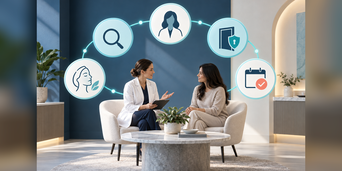 medical spa ppc: The Clinical Trust-to-Appointment Loop illustrated as an evidence-led buyer decision guide