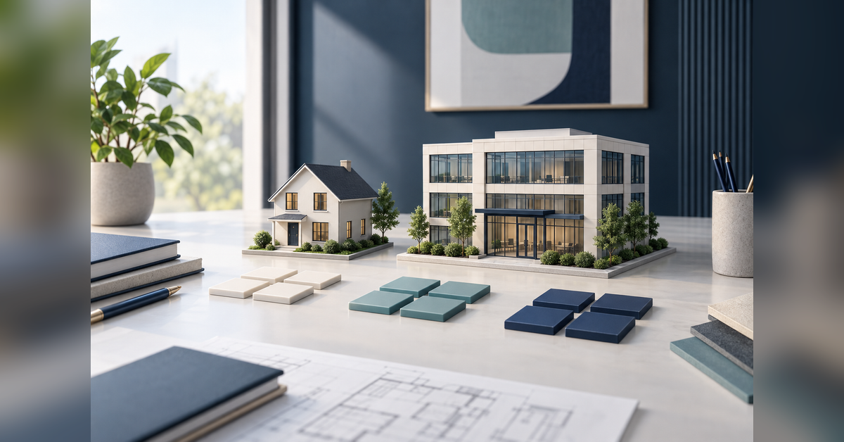 Separate home and brokerage models illustrating real estate marketing budget planning