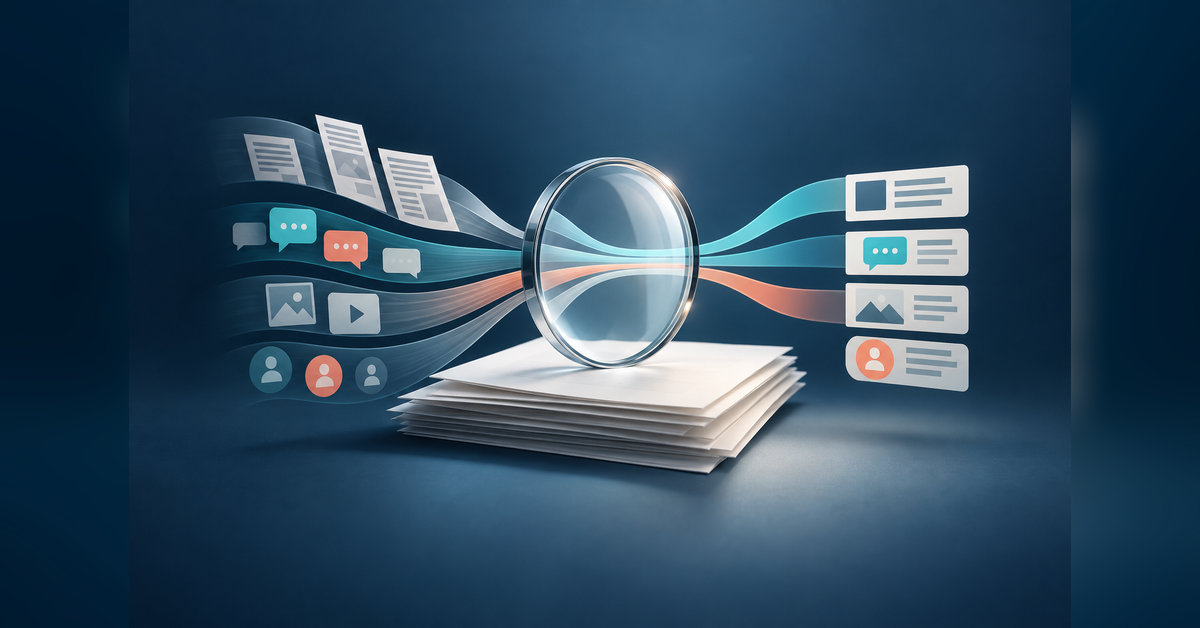 Conceptual view of evaluating Meltwater alternatives for media monitoring and PR intelligence