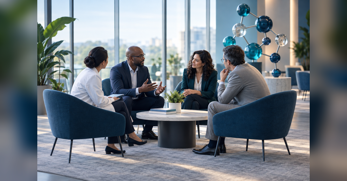 Conceptual life sciences conference discussion for PDA Virus Conference 2027 attendance planning