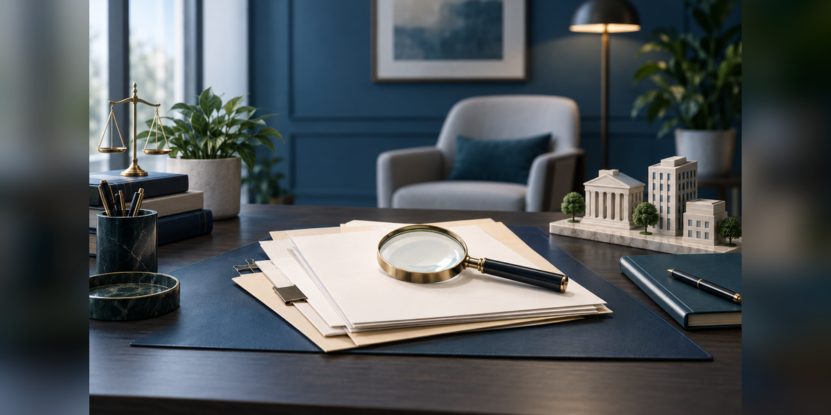 Conceptual law firm GEO agency evaluation with reference documents and local office models