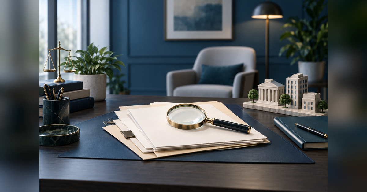 Conceptual law firm GEO agency evaluation with reference documents and local office models