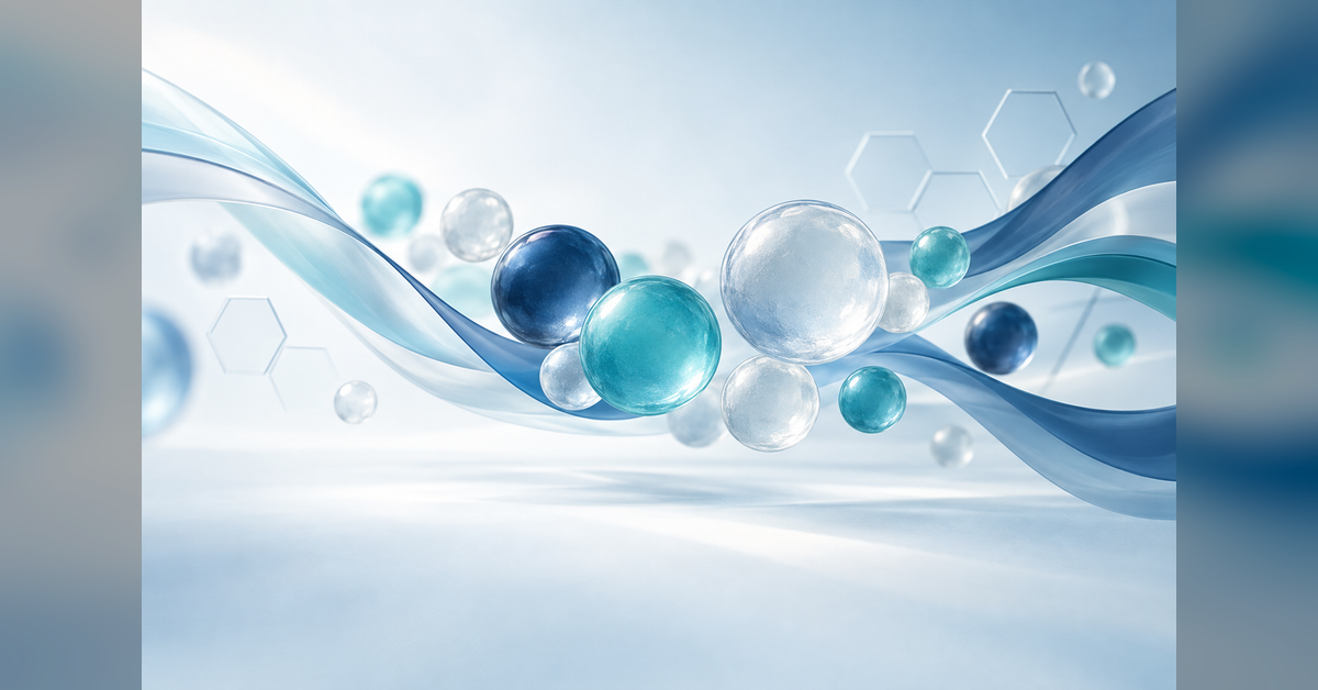 Abstract chromatography bead illustration for a Capto Core 700 multimodal chromatography resin buyer guide