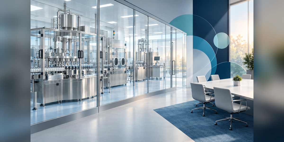 Conceptual illustration for the PDA Good Aseptic Manufacturing Conference 2027 planning guide