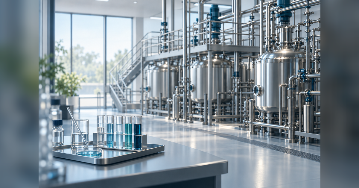 Conceptual specialty chemical facility for evaluating toll manufacturing companies