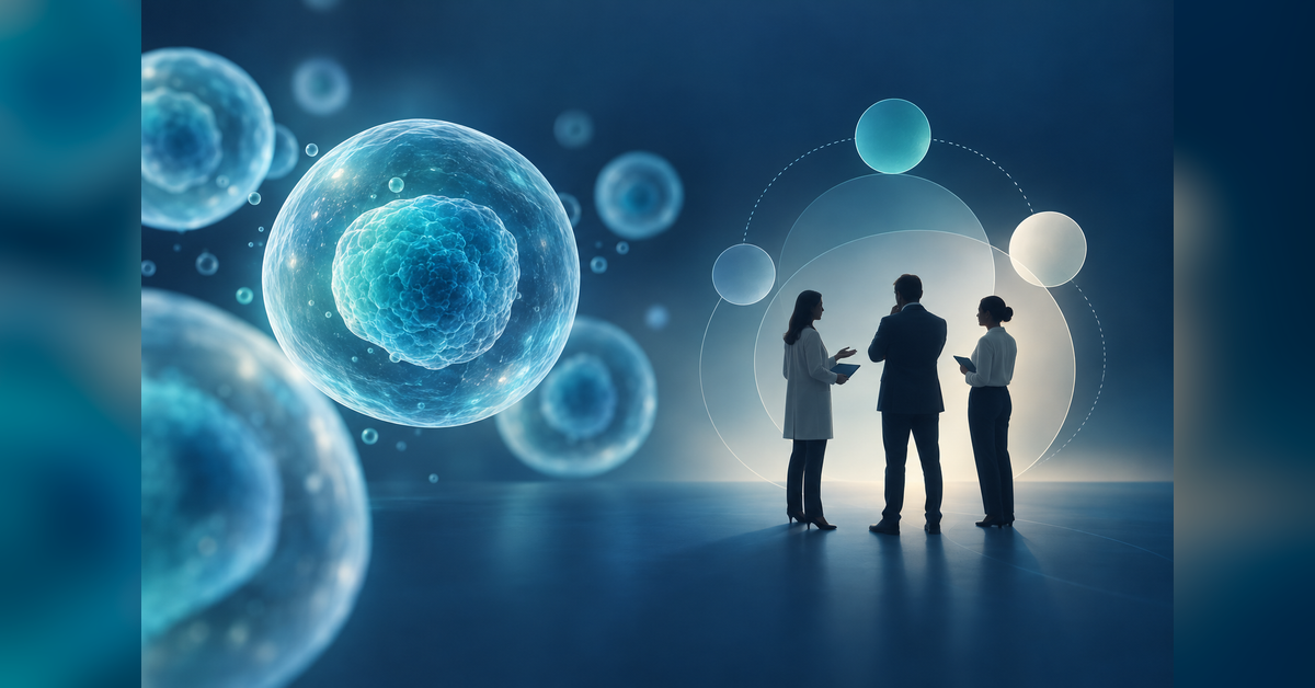 Conceptual illustration for PDA Cell & Gene Pharmaceutical Products 2027 attendance planning