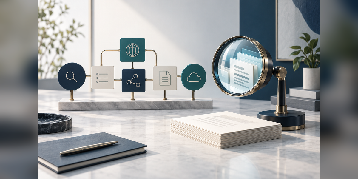 Conceptual Semrush vs Profound comparison of broad search workflows and focused AI answer analysis