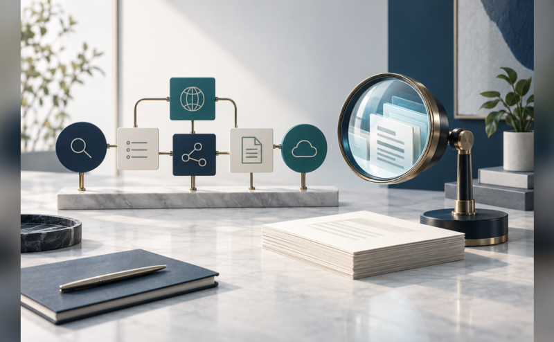 Conceptual Semrush vs Profound comparison of broad search workflows and focused AI answer analysis