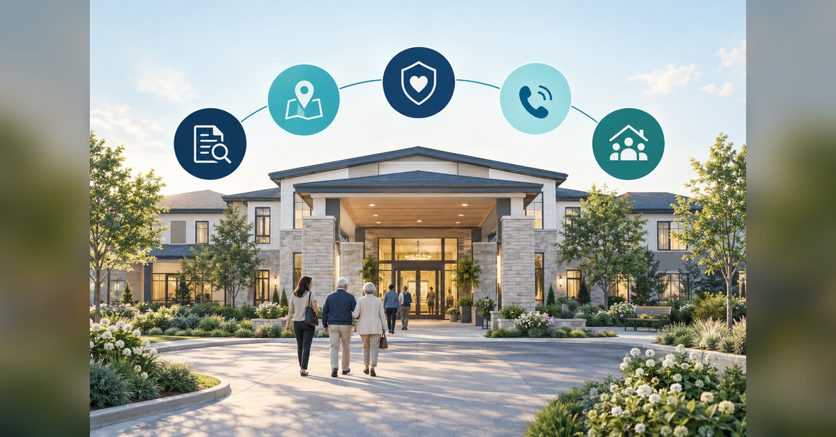 assisted living seo company: The Clinical Trust-to-Appointment Loop illustrated as an evidence-led buyer decision guide