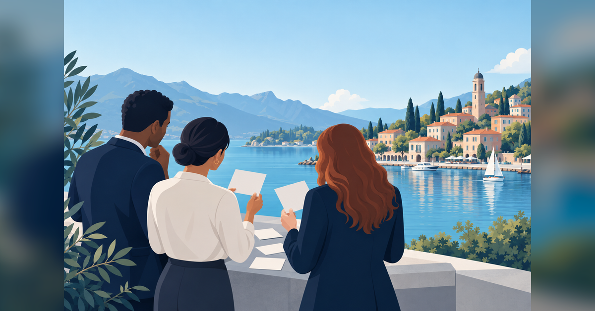 Conceptual destination marketing planning illustration for Simpleview Summit 2027
