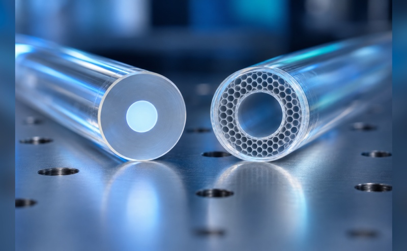 Hollow-core fiber compared with traditional glass-core fiber for AI and data-center networks